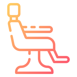 Barber chair icon