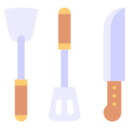 Kitchen utensils icon