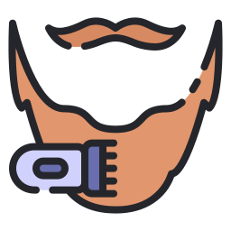 Beard trimming icon