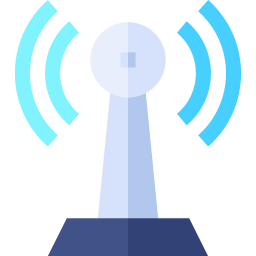 Radio antenna icon