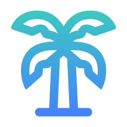 Banana tree icon