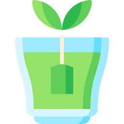 grüner tee icon