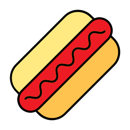 hot-dog Icône