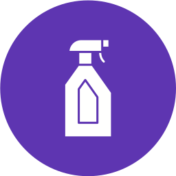 Cleaning spray icon