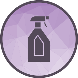 Cleaning spray icon