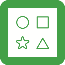 Shape toy icon