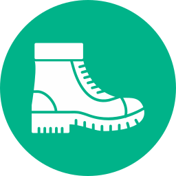 Military boots icon