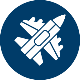 Jet fighter icon