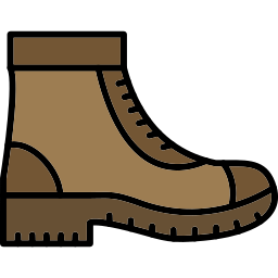 Military boots icon