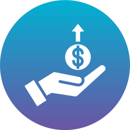 Money growth icon