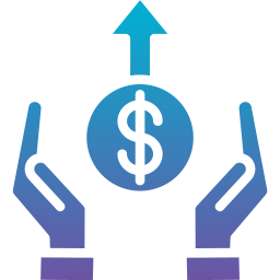 croissance monétaire Icône