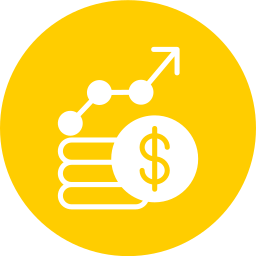 Money growth icon