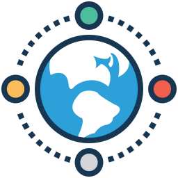 globales netzwerk icon