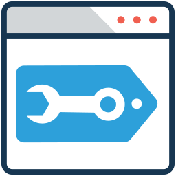 Web maintenance icon