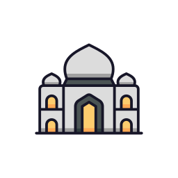 taj mahal icon