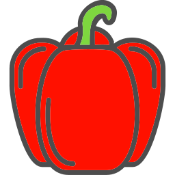 rote paprika icon