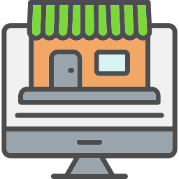 Online shop icon