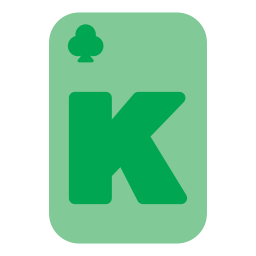 King of clubs icon