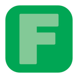 Letter f icon