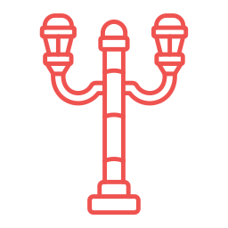 Street lamp icon