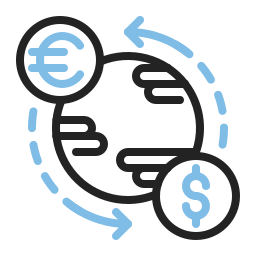 geld wisselen icoon