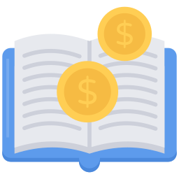 Finance book icon