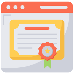 online certificaat icoon