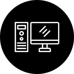 Desktop computer icon