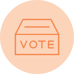 Voting booth icon