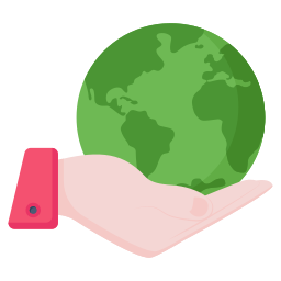 Save the earth icon