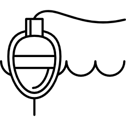 angelhaken schwimmend icon