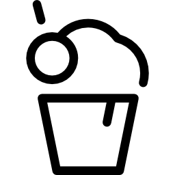 gebackener muffin icon