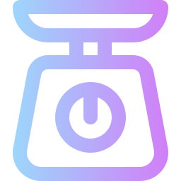 Kitchen scale icon