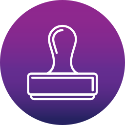 Rubber stamp icon