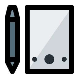 Pen tablet icon