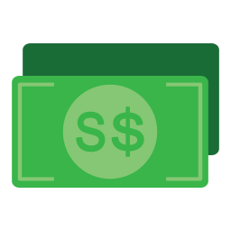 Singapore dollar icon