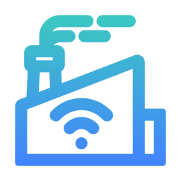 slimme fabriek icoon