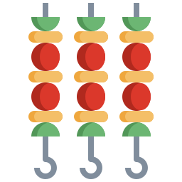 brochettes Icône