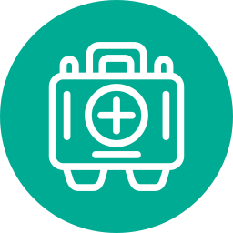 First aid kit icon