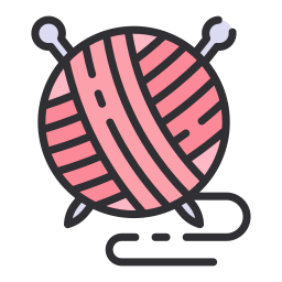 Wool ball icon