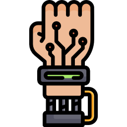 Mechanical arm icon