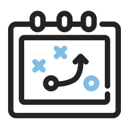 stratégie Icône