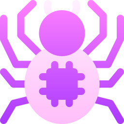 Spider robot icon