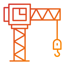 Tower crane icon