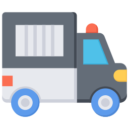 Prison bus icon