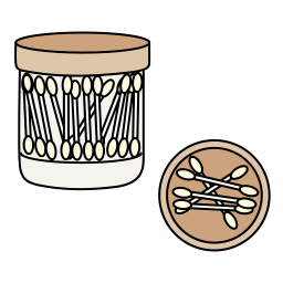 Cotton bud icon