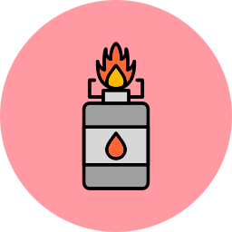 Camping gas icon