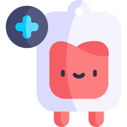 Blood bag icon