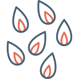 Flower petals icon