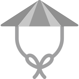 Chinese hat icon